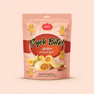 Golden Peanut Crunch Rolls 60g