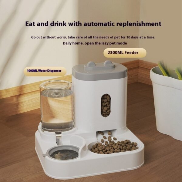 Convenient 2-in-1 Automatic Pet Feeder