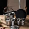 Stainless Steel Campfire Cooking Set