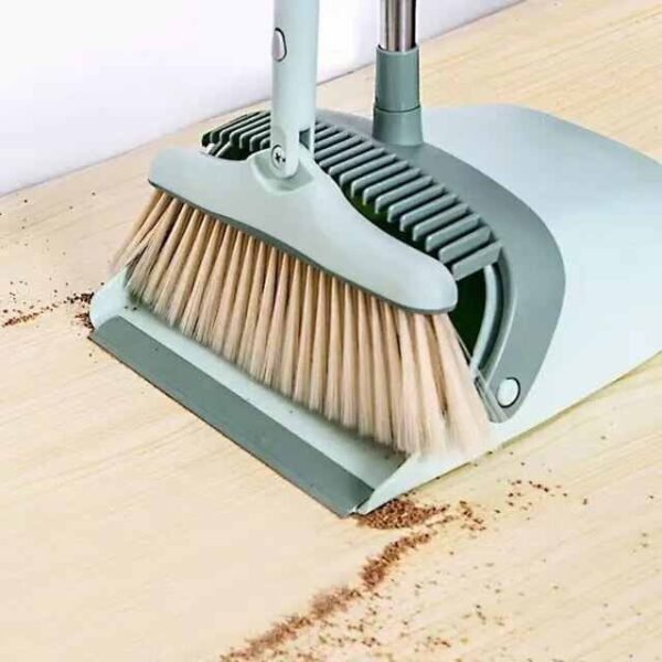 Foldable Extension Broom Dustpan Set