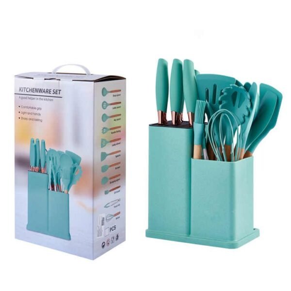 Hfcd1926b9b7b4d83854f27b3897c3894G.jpg_720x720q50.jpg 19-Piece Eco-Friendly Silicone Kitchen Set